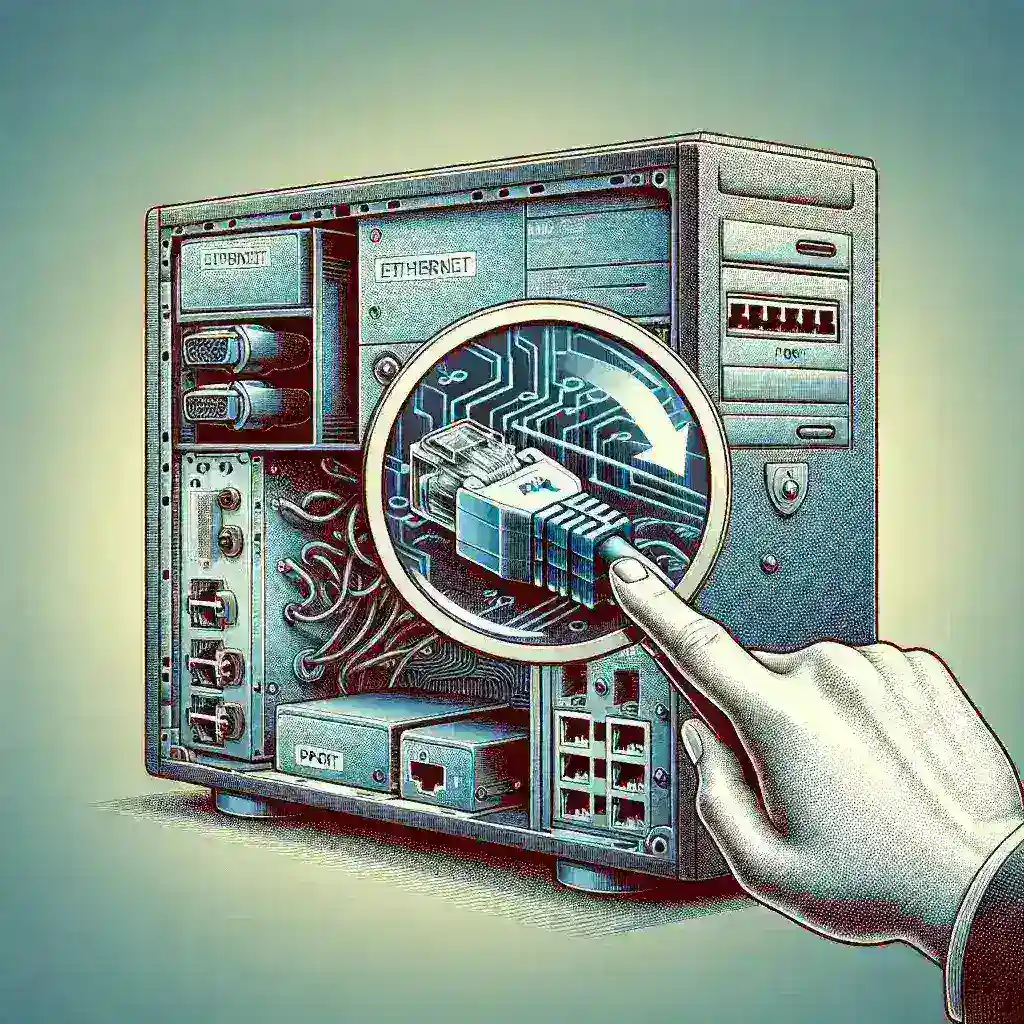 How do you check if your computer has a built-in network adapter?