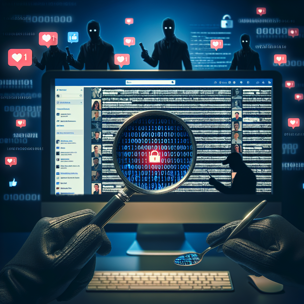 "Illustration depicting various hacking techniques used on social media, including phishing, credential stuffing, and account takeover, to highlight cybersecurity risks and prevention strategies."