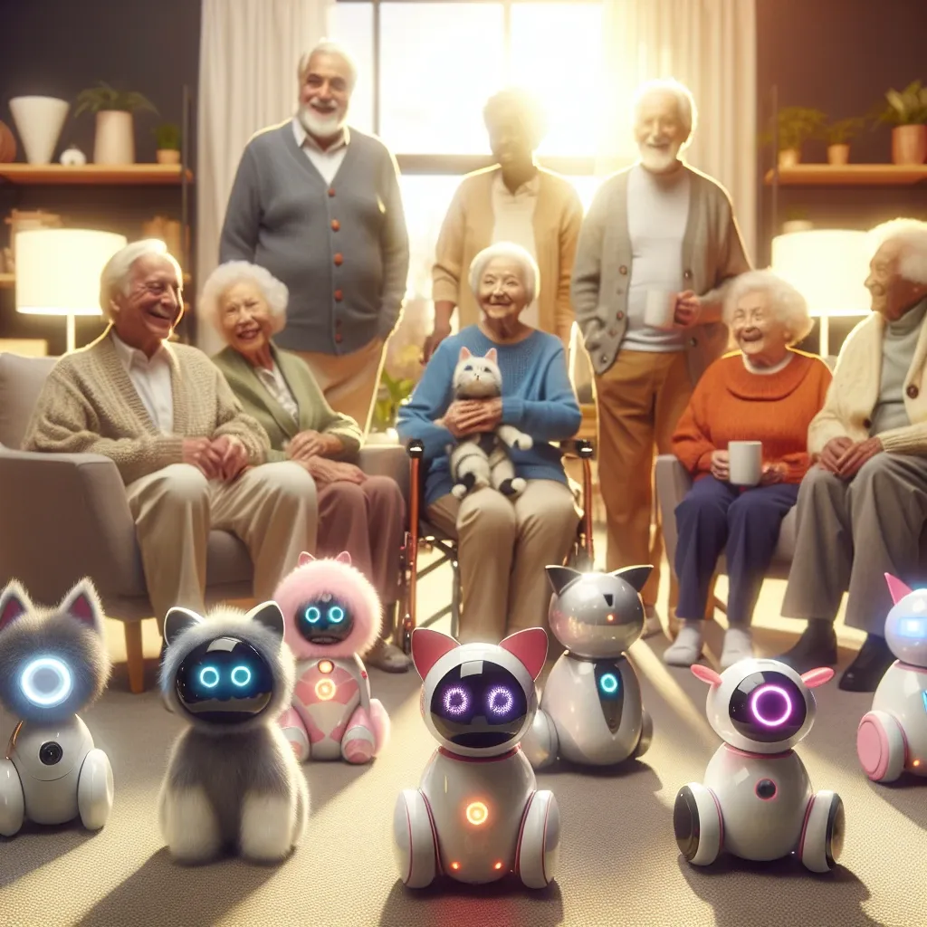 Robot Pets Gain Popularity Among Elderly Care Facilities