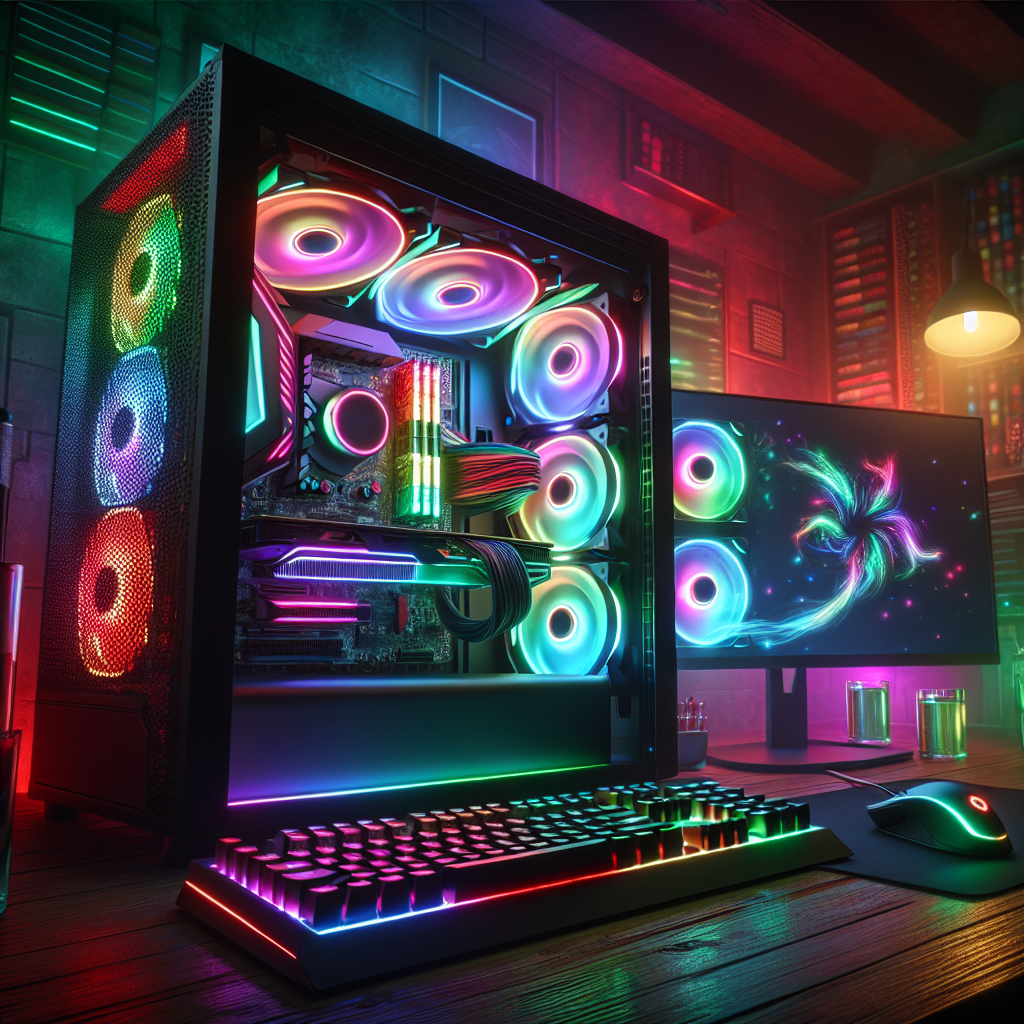 What are the benefits of RGB lighting in gaming PCs?